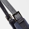 Cartera al hombro Signature en canvas Azul