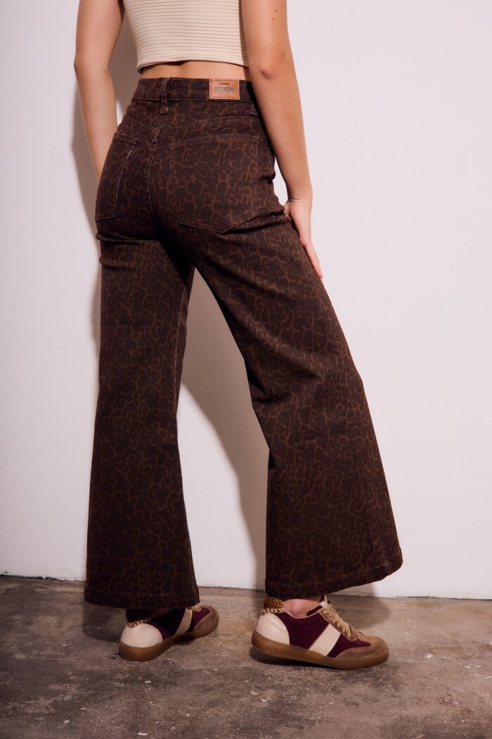 Jean Print Animal Print