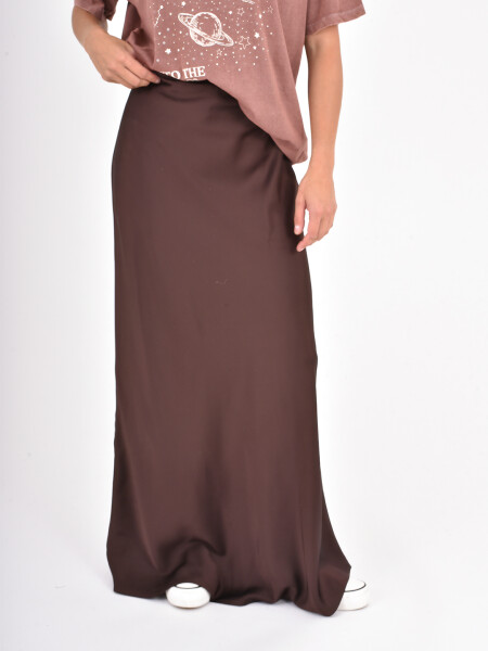 FALDA IRMELA CHOCOLATE