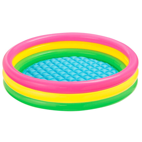 Piscina Intex Inflable 3 Aros 275 L Fondo Acolchonado Inx057422