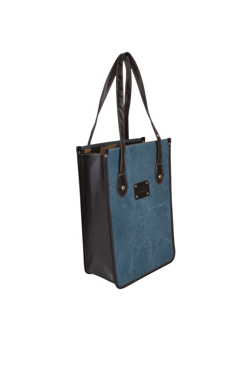 Matera tipo bolso Azul