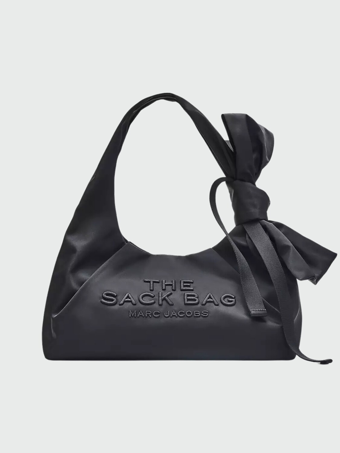MARC JACOBS - THE BOW NYLON SACK BAG Negro