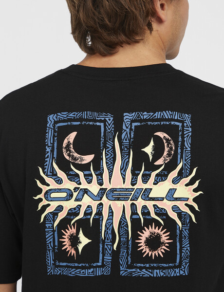 Remera O'Neill Retro Graphic Negro Remera O'Neill Retro Graphic Negro
