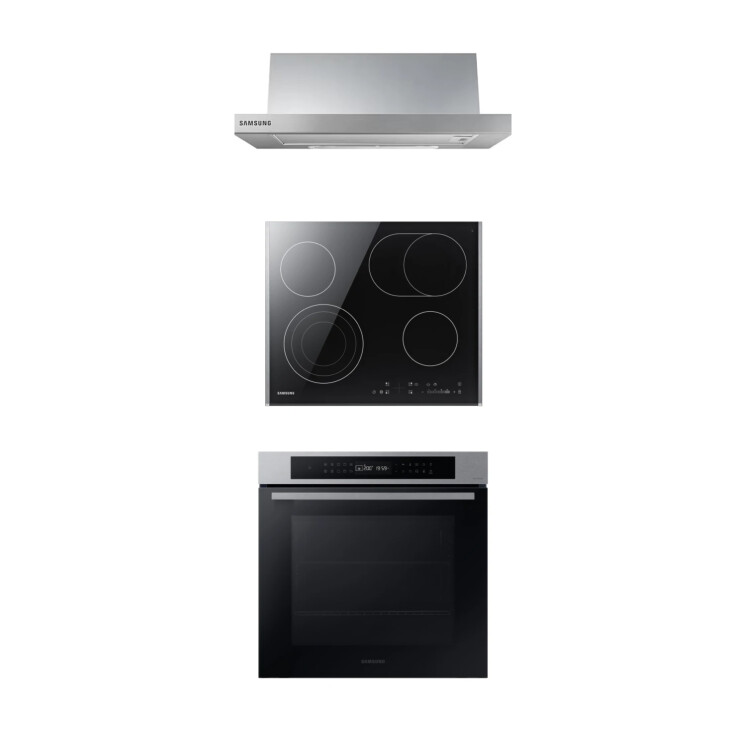 Horno Eléctrico Samsung NV7B4040VAS + Anafe Eléctrico CTR264 + Campana Samsung Telescopica 60CM NK24M1030IS Horno Eléctrico Samsung NV7B4040VAS + Anafe Eléctrico CTR264 + Campana Samsung Telescopica 60CM NK24M1030IS