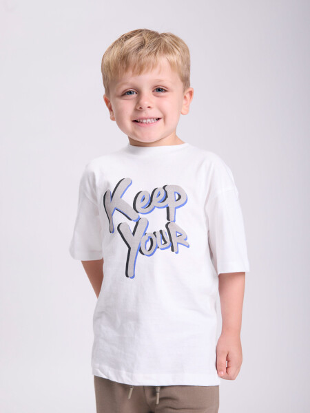Remera Mickey Blanco