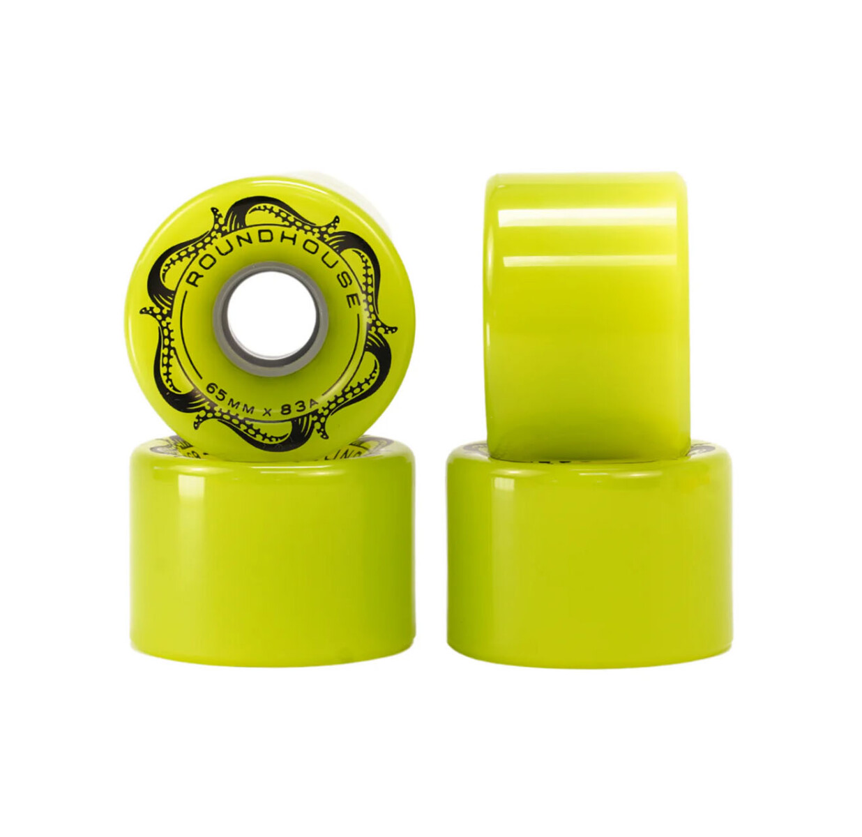 Rueda Roundhouse by Carver Slick Green Glo 65mm 83a 