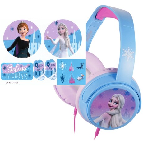 FROZEN AURICULAR HEADSET AUX CON STICKERS V01