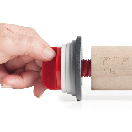 Palo de amasar con anillos. 380 mm Lacor Palo de amasar con anillos. 380 mm Lacor