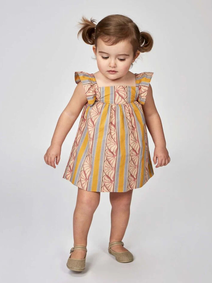 Vestido Estampado Etnico Piedra