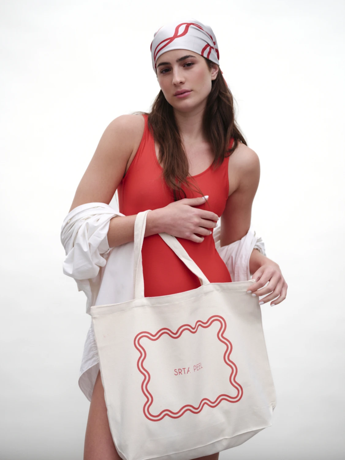 Tote Bag Chill Peel rojo talle unico