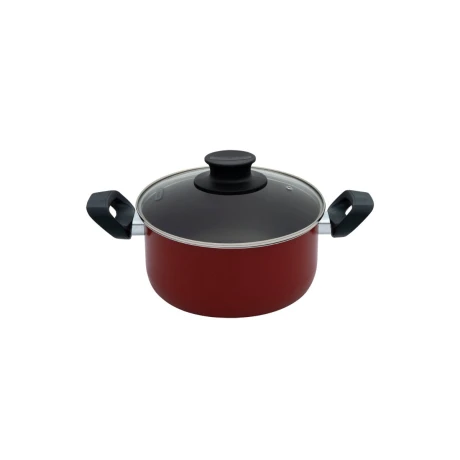 Olla antiadherente 2L Rojo linea Tropicos Martinazzo Olla antiadherente 2L Rojo linea Tropicos Martinazzo