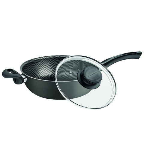 Sartén con tapa modelo "PARIS", Ø26cm -TRAMONTINA TR6050