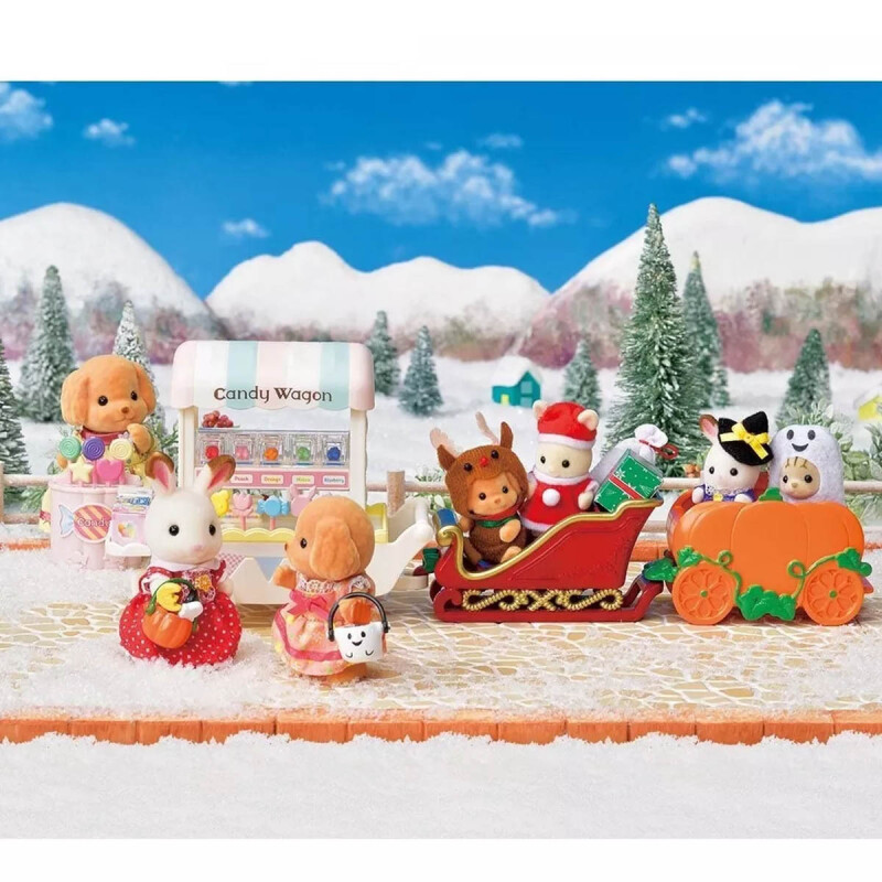 Baby Sleigh Ride y Accesorios Sylvanian Families Baby Sleigh Ride y Accesorios Sylvanian Families