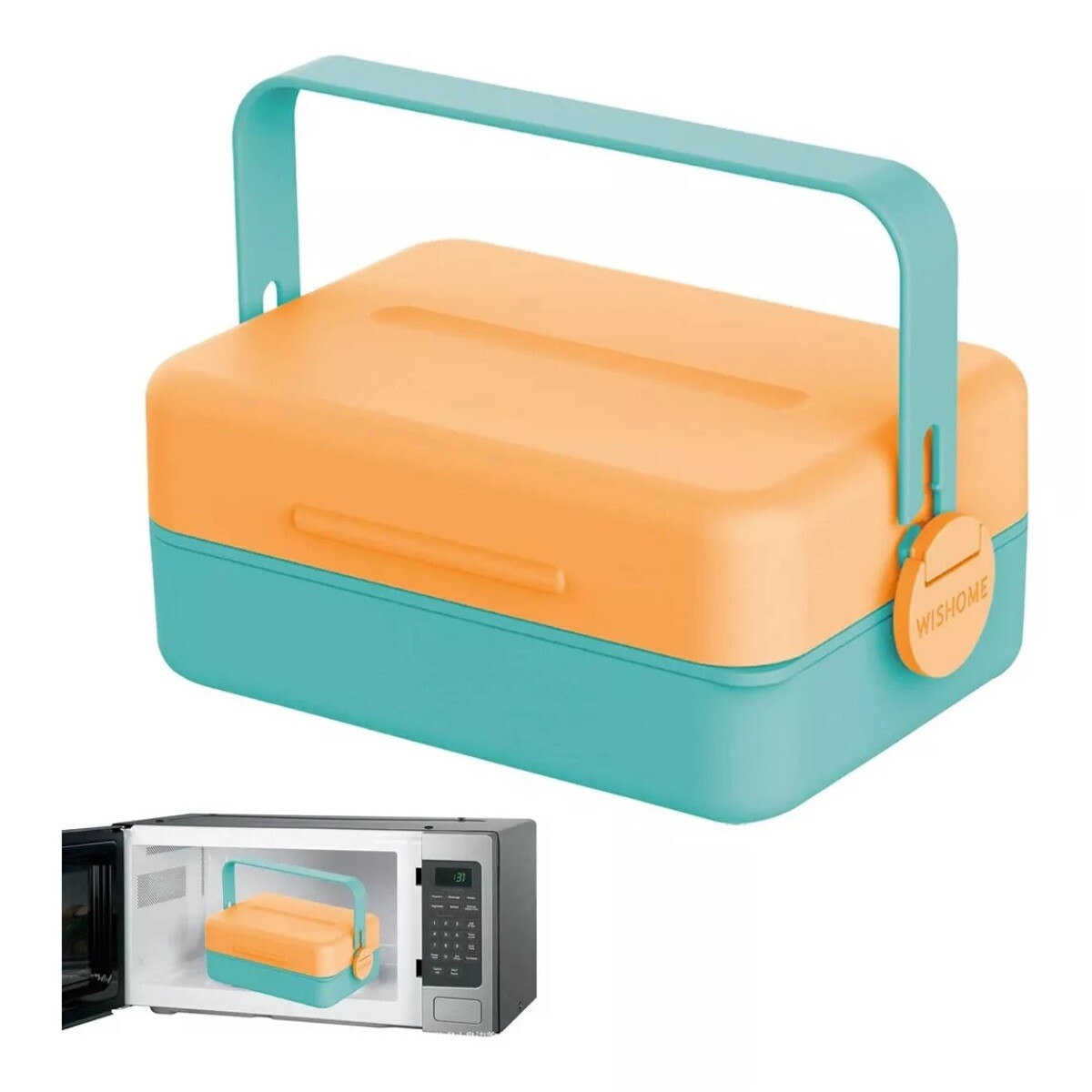 Lunchera Termica Vianda Con Niveles Escolar Lanchera Apta Microondas 
