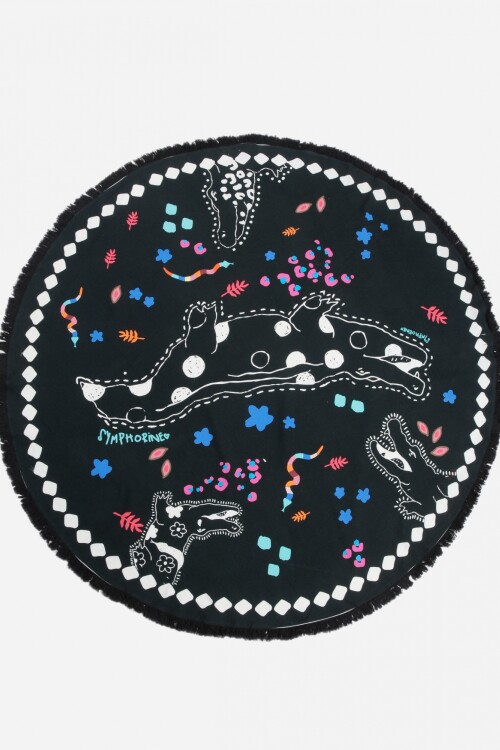 Pareo circular yacare multicolor