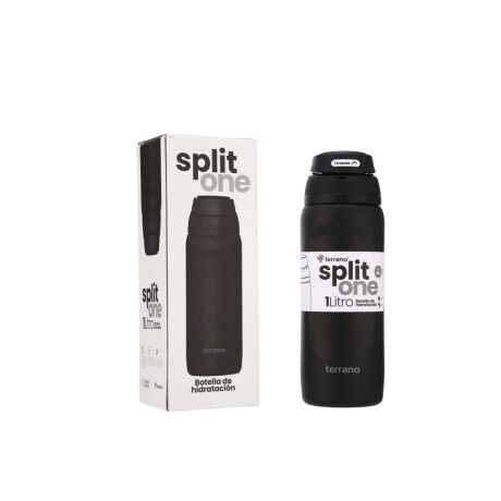 Botella Termica Split One Pop Up 1Lt. Negro