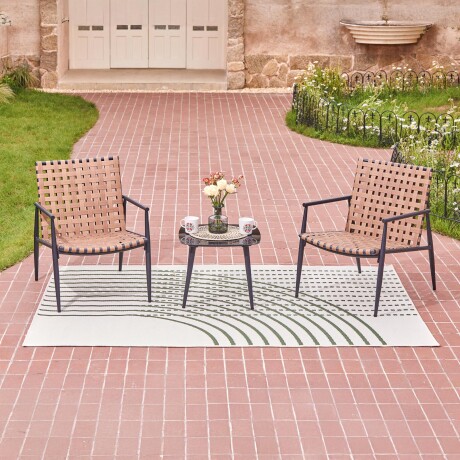 SET DE TERRAZA RATTAN-SINTETICO-Y-ACERO MARRON OSAKA