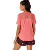 Top Running Road SS Top Mujer Dark Pink Clay