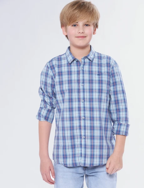 CAMISA A CUADROS Verde