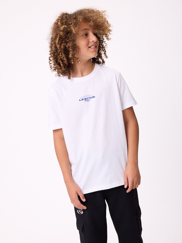 T-SHIRT YEOVAL TEEN RUSTY Blanco
