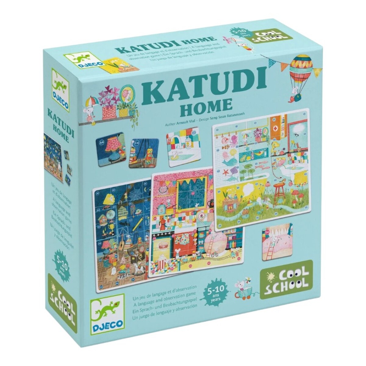 Juego De Mesa Katudi Home Djeco 
