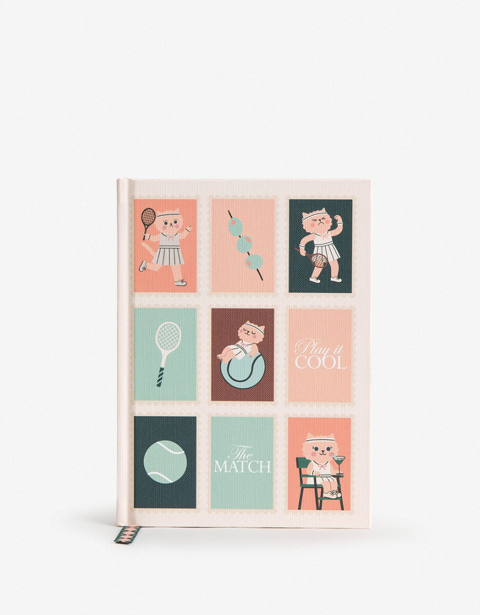 Cuaderno Estampado Tennis 