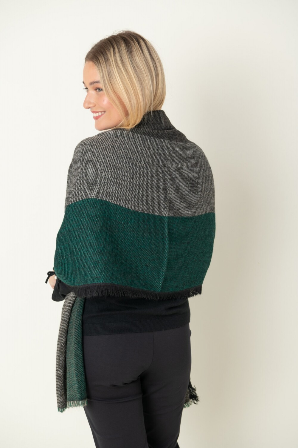 PASHMINA CUARZO AHUMADO Verde