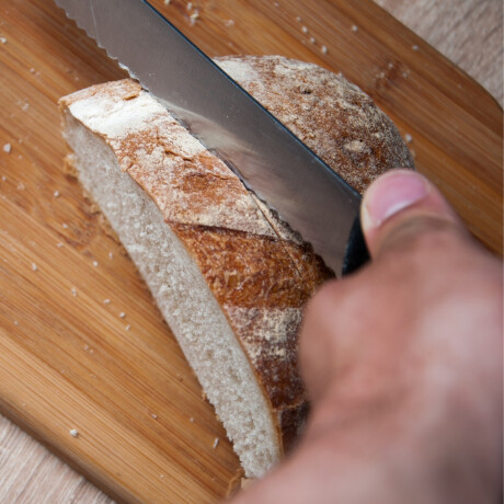 Cuchillo de Sierra para Pan de Acero Inoxidable 21 cm Cuchillo de Sierra para Pan de Acero Inoxidable 21 cm