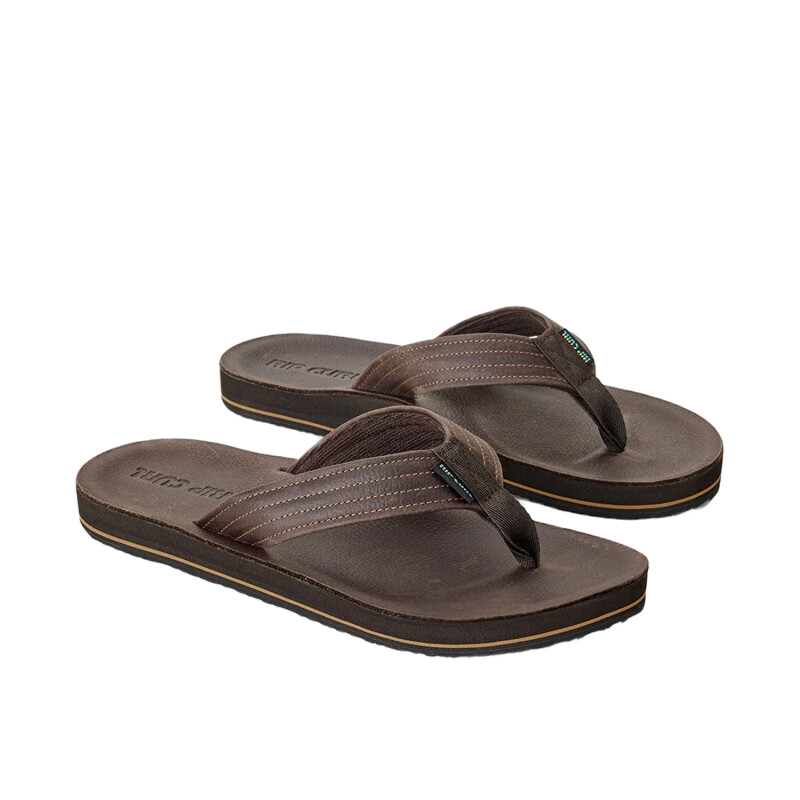 Ojotas Rip Curl Surf Revival Leather Open Toe - Marrón Ojotas Rip Curl Surf Revival Leather Open Toe - Marrón