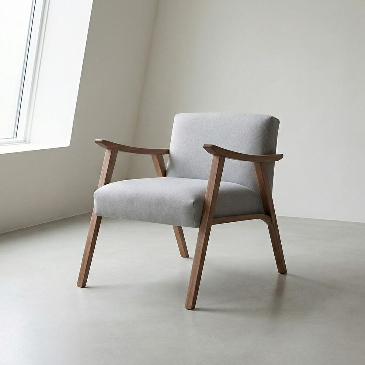 Butaca Ravena - Tela Rústica - 291-G2 (Ceniza) 