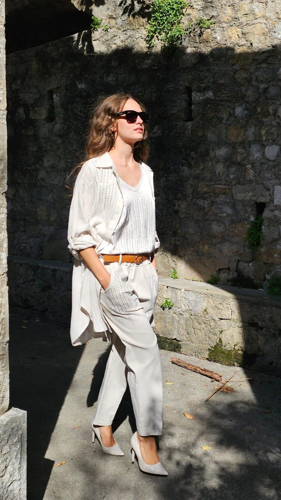 Pantalón Diadema Blanco