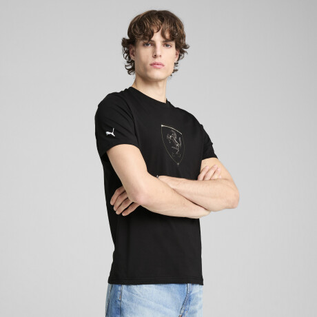 Ferrari Race Tonal Big Shield Tee 63018901 Negro