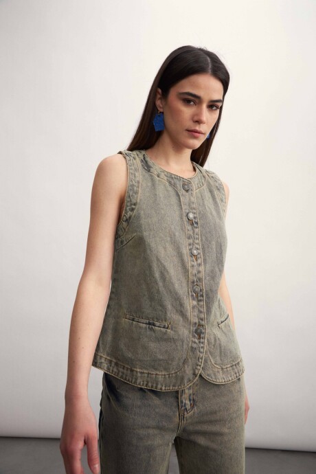 Chaleco Persia Verde