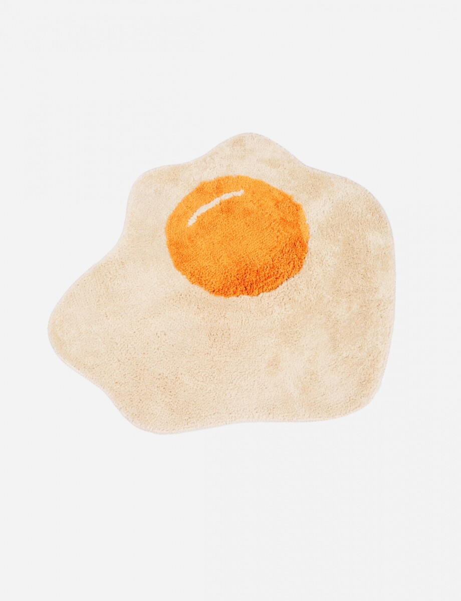 Alfombra huevo frito - blanco 