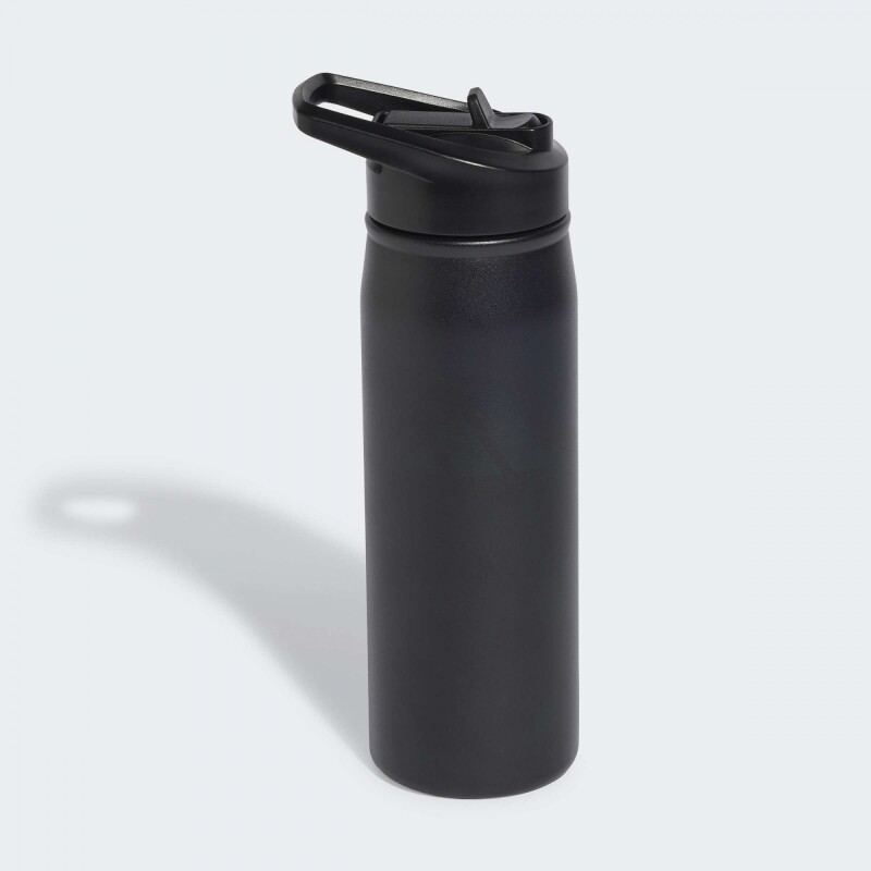Botella Adidas de Metal con Sorbete (0,6 litros) Negro