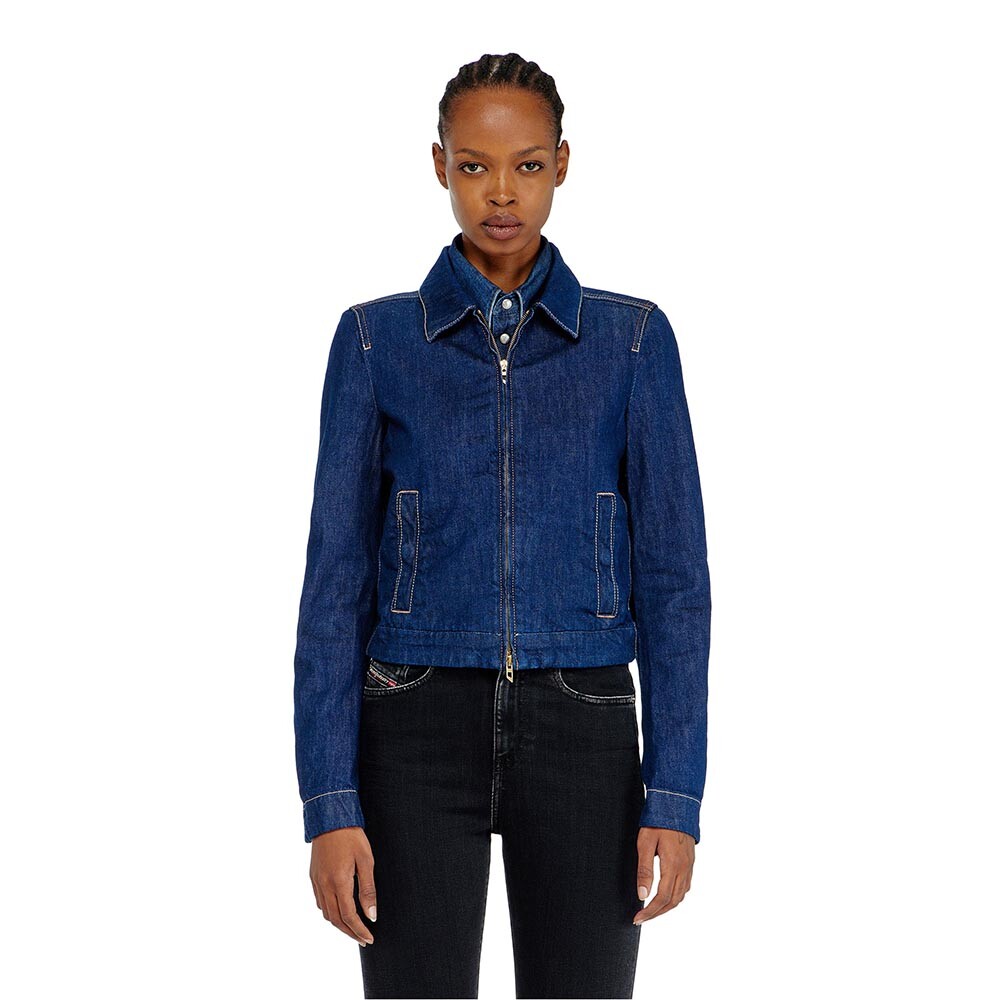 Chaqueta Denim Para Mujer De-Corb Azul oscuro