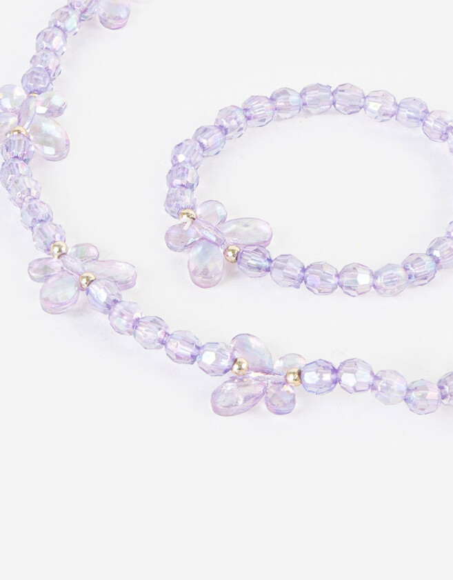 Bijouterie Infantil Sets Mariposas Set De Bijou Butterfly - Violeta Lila