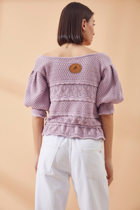 SWEATER LAURIE ROSA LILACEL