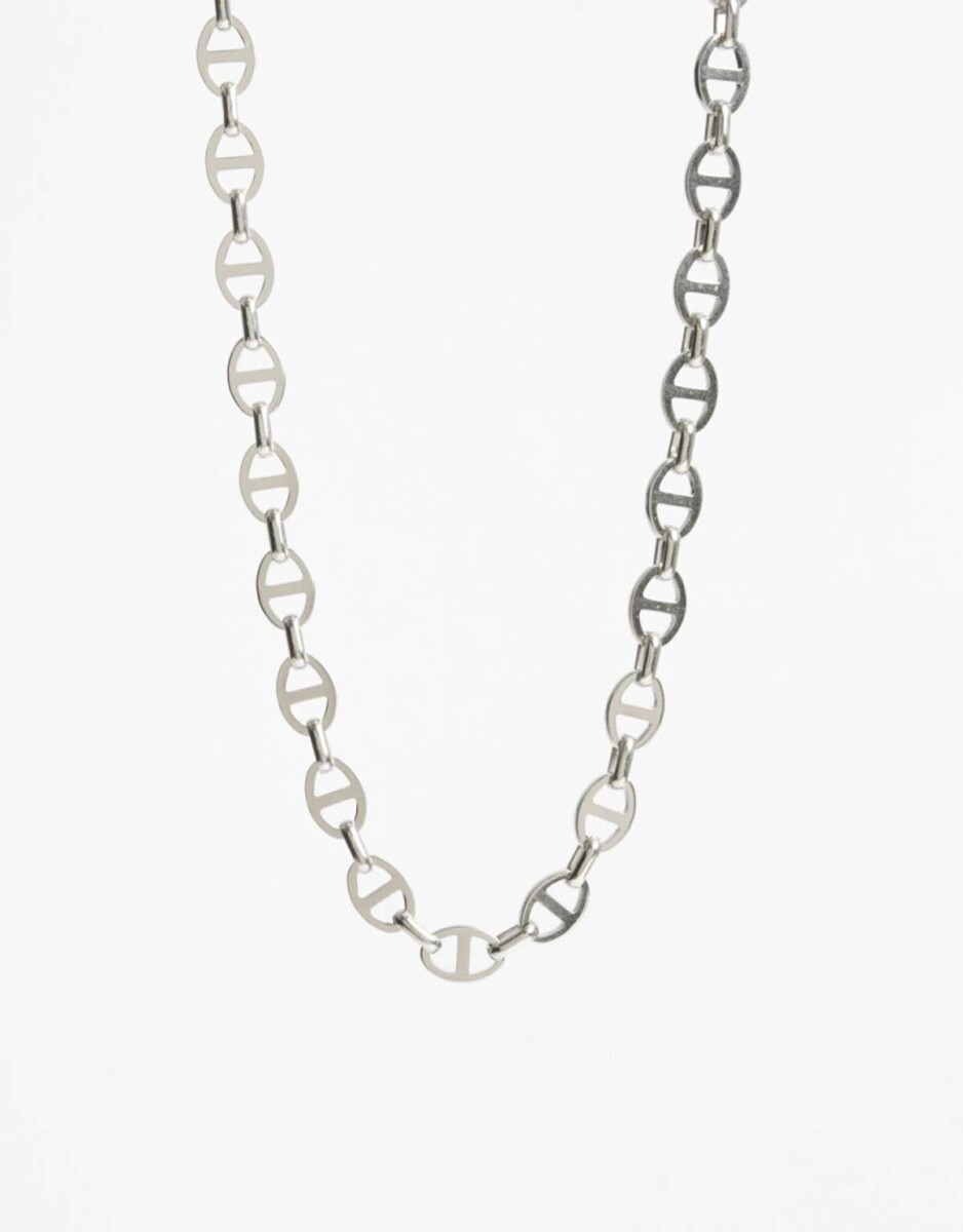 Collar De Acero Men´s Collection - Plateado 