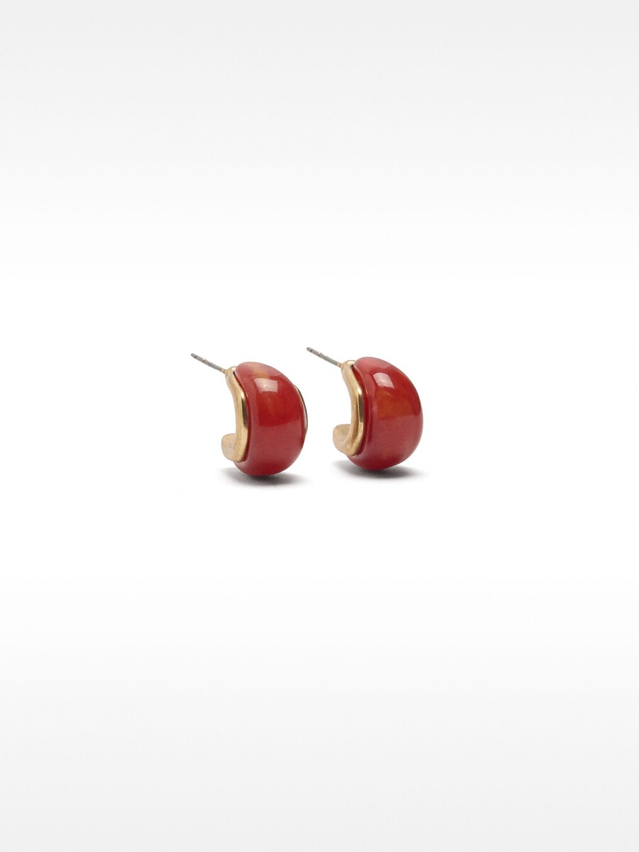 Pendientes De Resina gris
