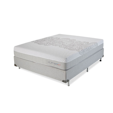 Conjunto Somier + Colchón De Resortes Nuv 2 Plazas 138 x 188 x 63 cm Conjunto Somier + Colchón De Resortes Nuv 2 Plazas 138 x 188 x 63 cm
