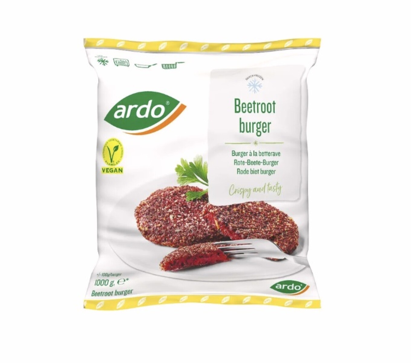 HAMBURGUESAS DE REMOLACHA 1KG 