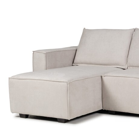 Rinconera Urban - Tela Microfibra - Chaise Izquierdo 12073 (Greige)