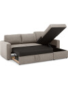 Sofá cama MARSLEV chaise longue gris cl Sofá cama MARSLEV chaise longue gris cl