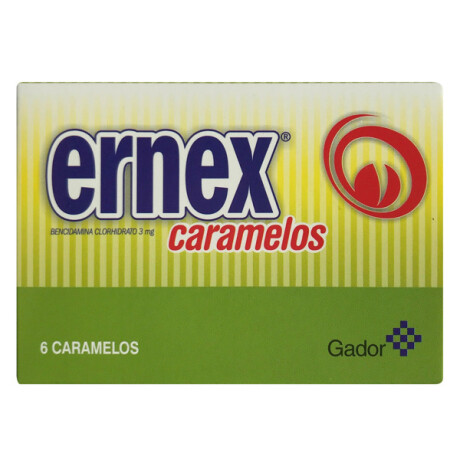 Ernex Caramelos X 6 – Alivio Bucal Suave Ernex Caramelos X 6 – Alivio Bucal Suave