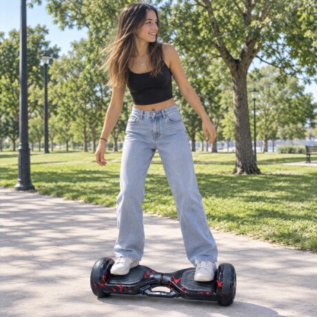 Patineta Eléctrica Hoverboard Varios Diseños MULTICOLOR