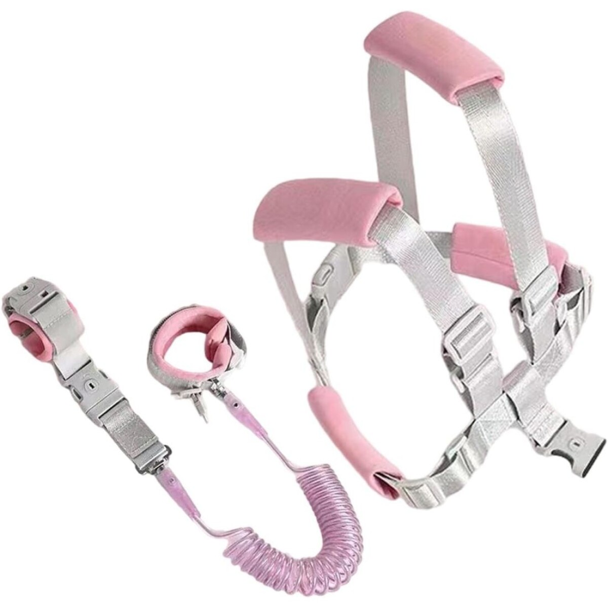 Arnes con correa para caminante y seguridad - rosa 260006 