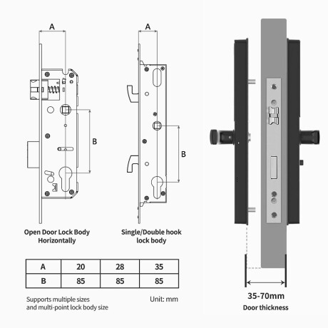Cerradura Smart Tuya F5 PRO-TY lector de huella WIFI 001