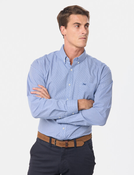 CAMISA CUADROS Azul