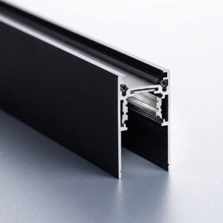 RIEL MAGNETICO PARA EMBUTIR 1M Riel Magnético G2 Embutir 1 Metro Negro
